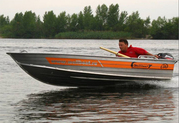 продам лодку Wellboat 36 с моторомYamaha E 8 CMHS